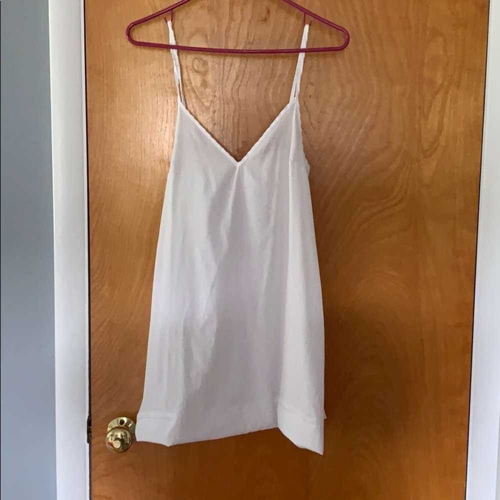 Cute white slip dress